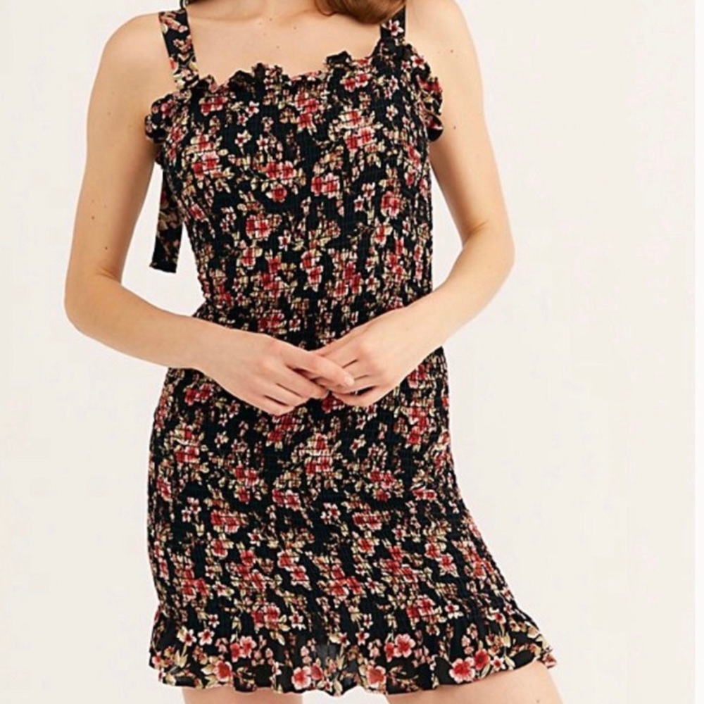 Free People Smocked Slip